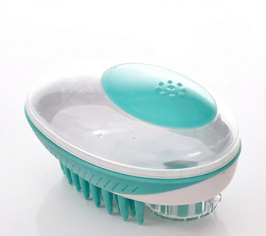 Brosse de Bain en Silicone et Peigne de Massage pour Animaux