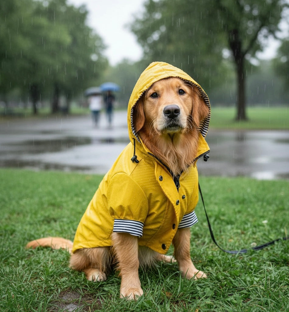 Imperméable Rembourré Rétro pour Chiens de la Marque Tide, Résistant au Vent