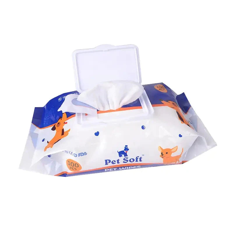 Lingettes Nettoyantes pour Griffes de Chat et Chien MontroPet