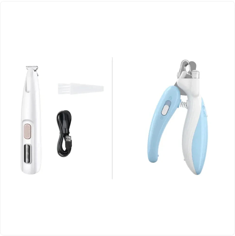 Tondeuse pour pattes de chien étanche avec lumière LED et écran MontroPet