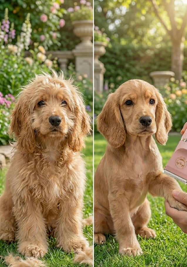 Kit de Tondeuse pour Animaux sans Fil à Recharge