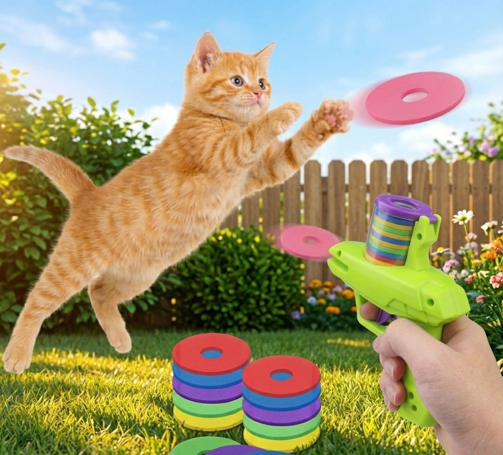 Lanceur Automatique Jouets Chat | Jeu Interactif Anti-Ennui | Votre Chat Actif & Heureux