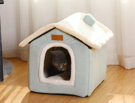 Maison Chenil Fermée Chaude pour Animaux de Compagnie MontroPet