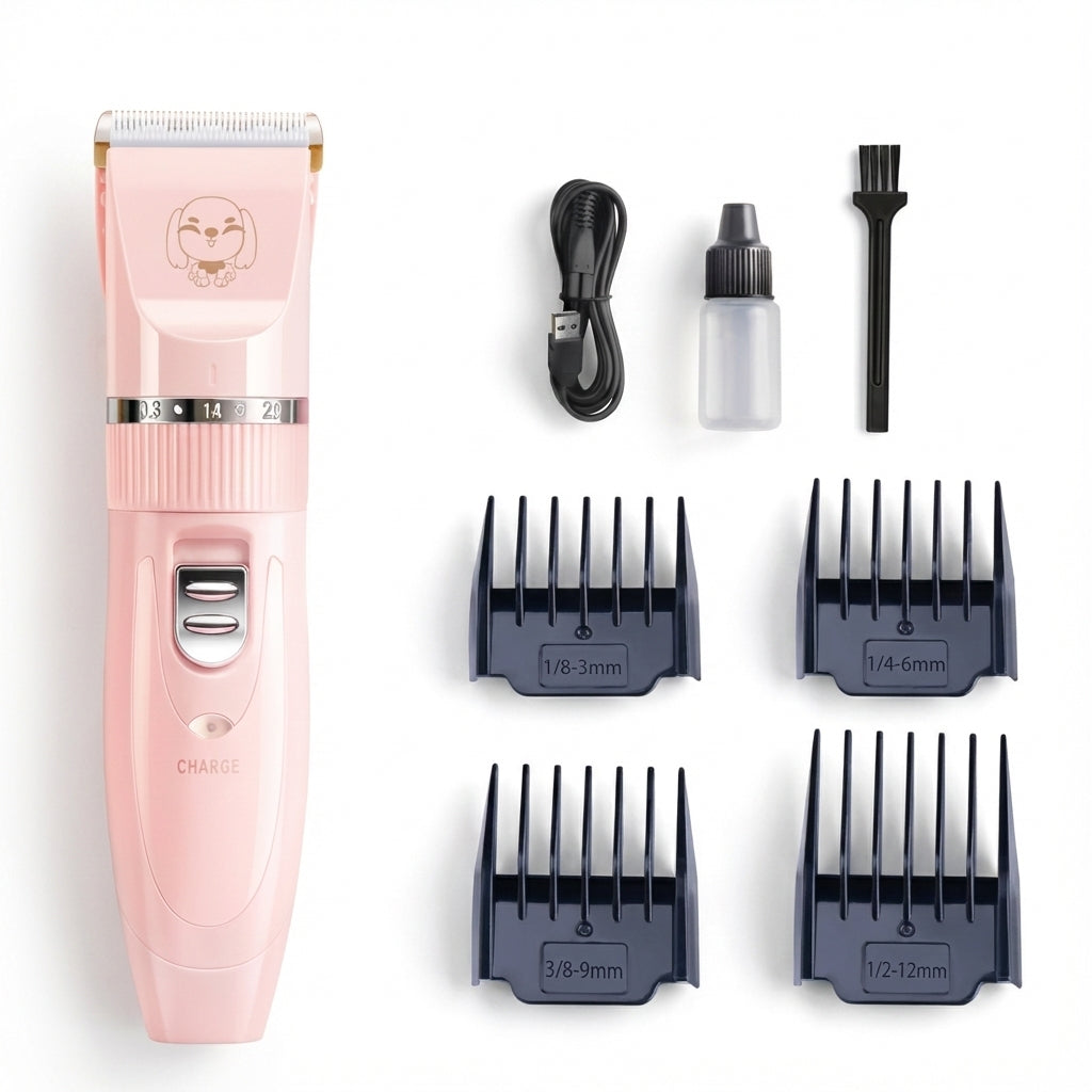 Kit de Tondeuse pour Animaux sans Fil à Recharge