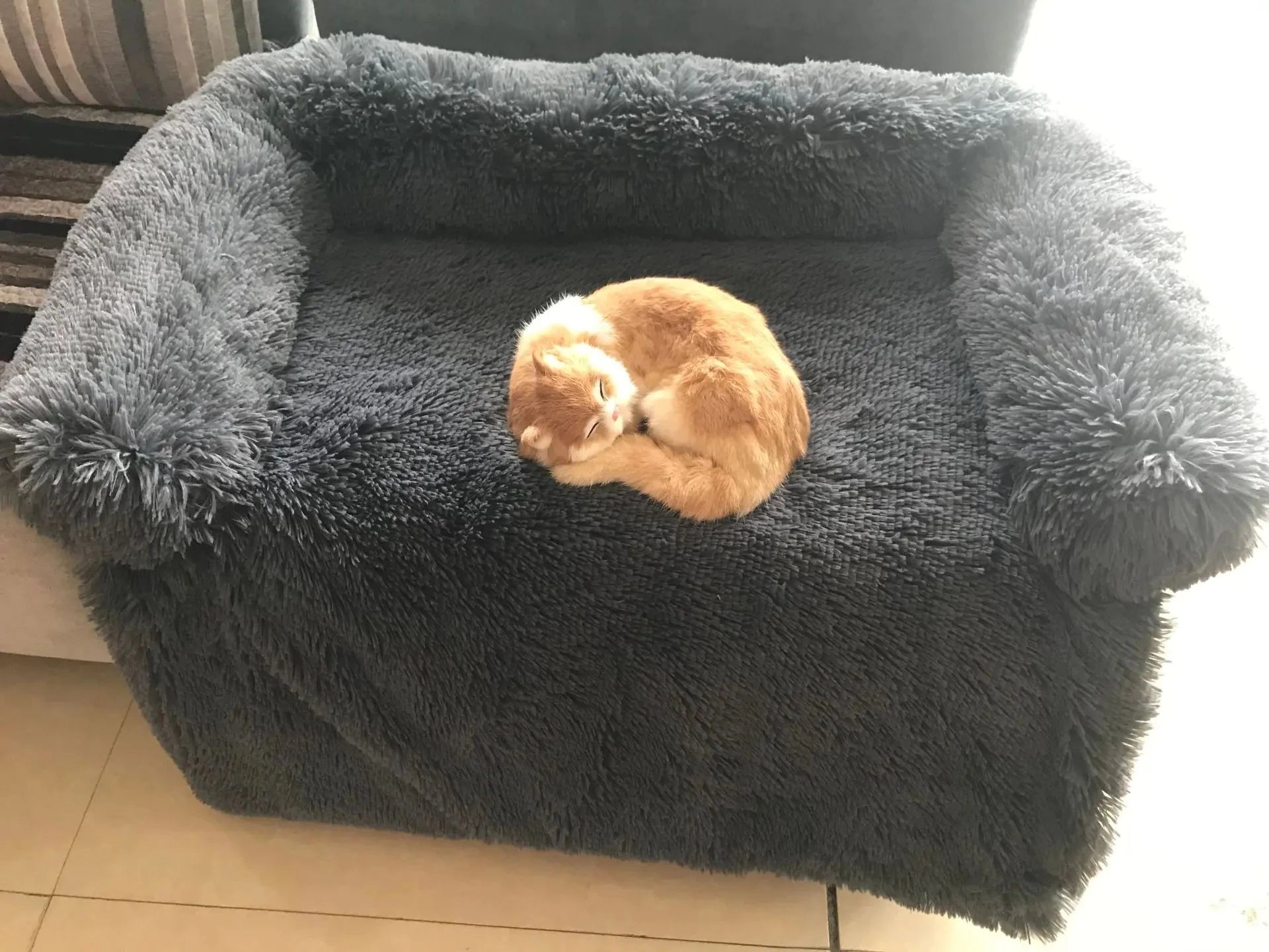 Couverture Lavable en Peluche pour Animaux de Compagnie - Nid Amovible MontroPet